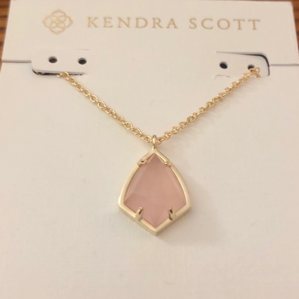 Kendra Scott Rose Quartz Pendant